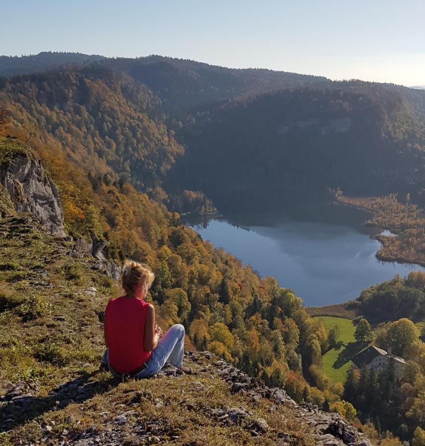 Sancier Gite Au Calme Grand Terrain Circuit Cascades Du Herisson Saugeot 외부 사진